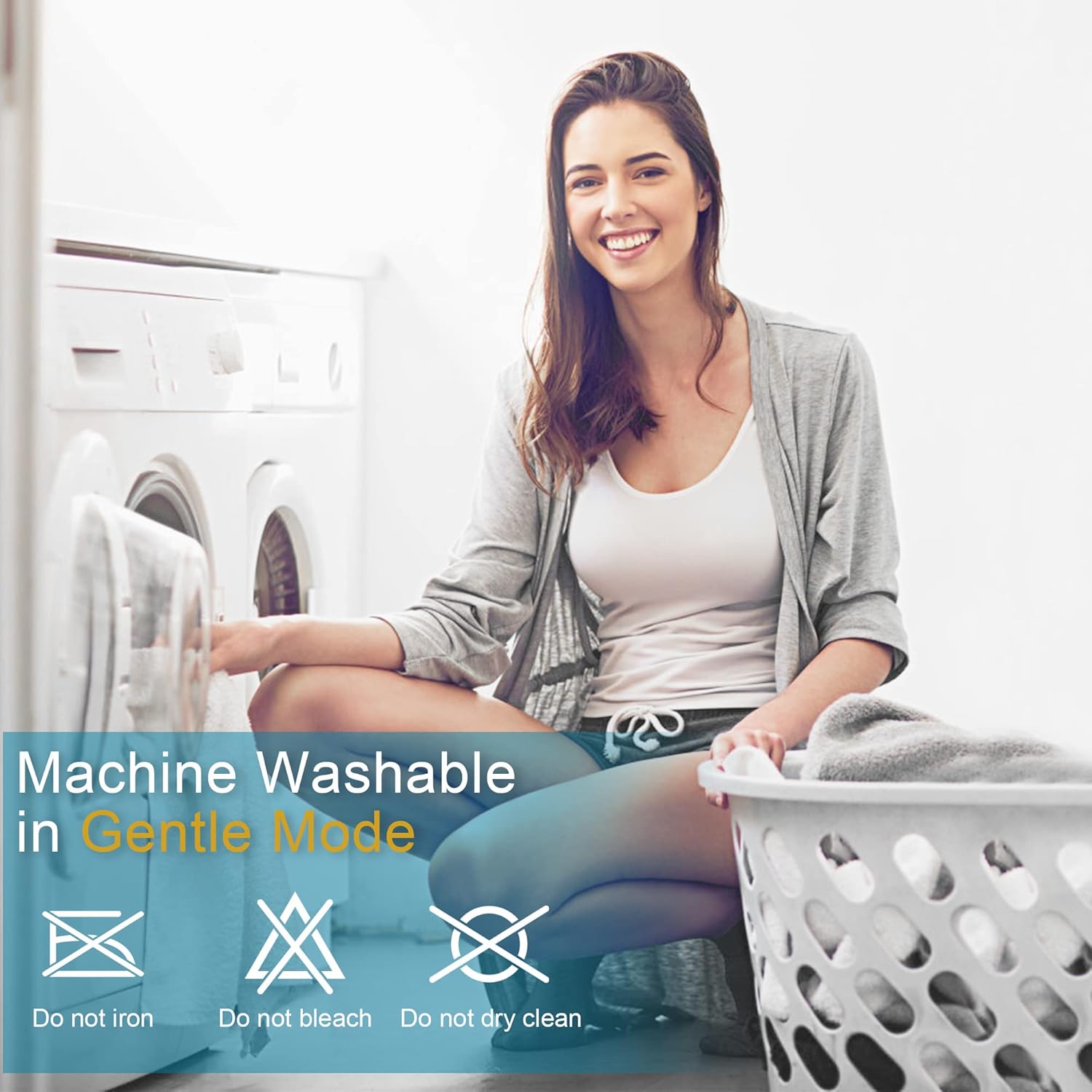 HYLEORY machine washable mattress pad - View 2