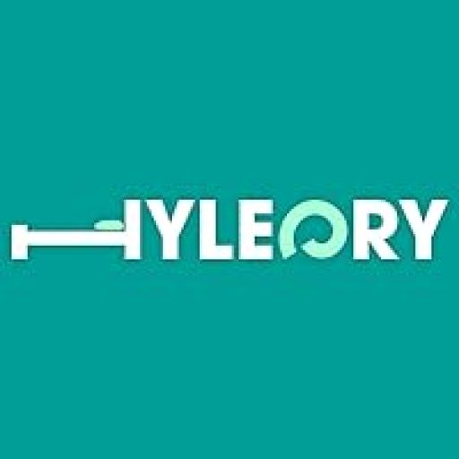 The Hyleory brand logo - View 3